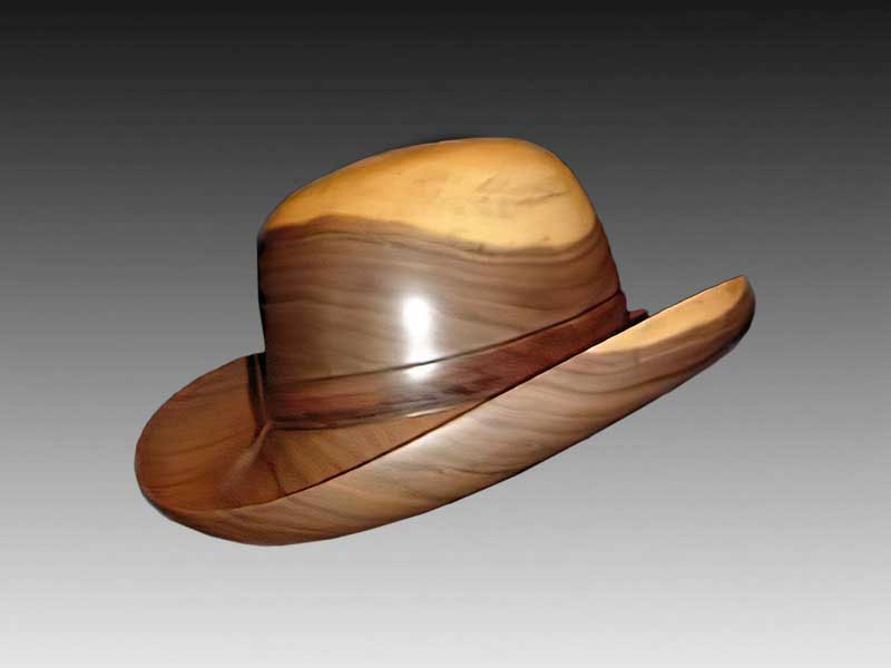 Walnut Derby Hat